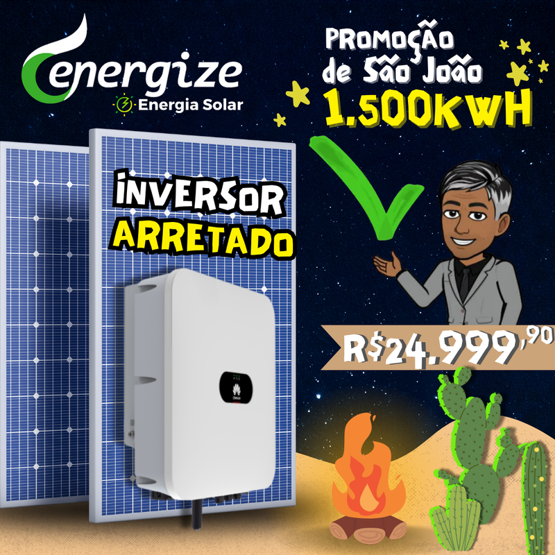 10 - KIT PRÉ SELECIONADO - 1.500KWH (PROMOCIONAL)